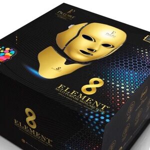 NIB-SEALED 8 Element Multi-Purpose Skincare Mask GOLD Non-Surgical
LED Treatment